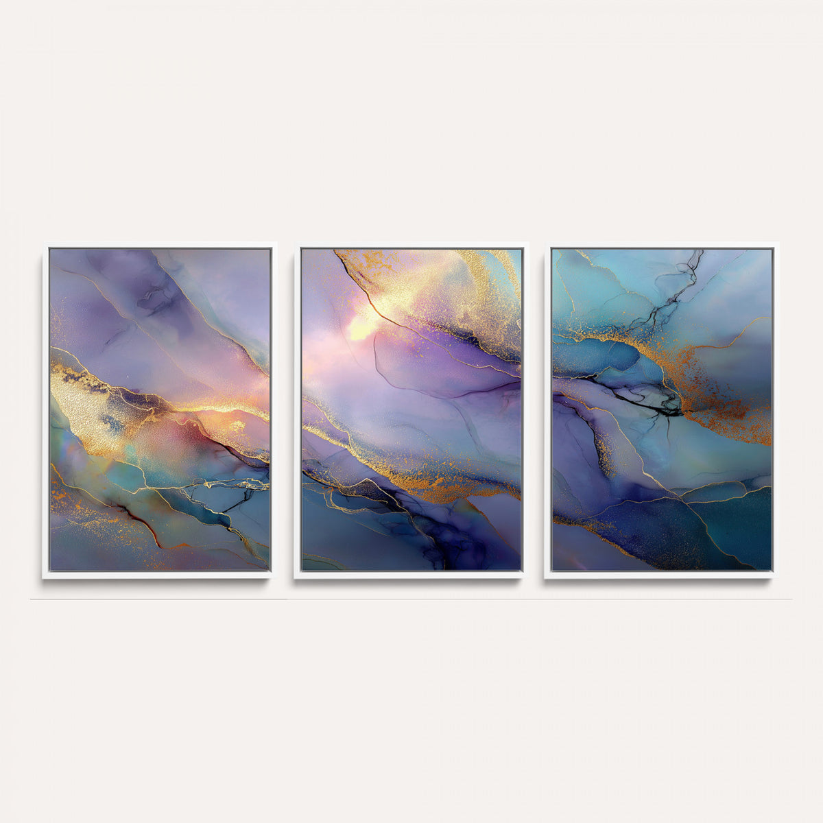 50939878-MGV-CV-36X24 - Colorful Abstract Canvas Wall Art Print, Vibrant Popup Color Art Print