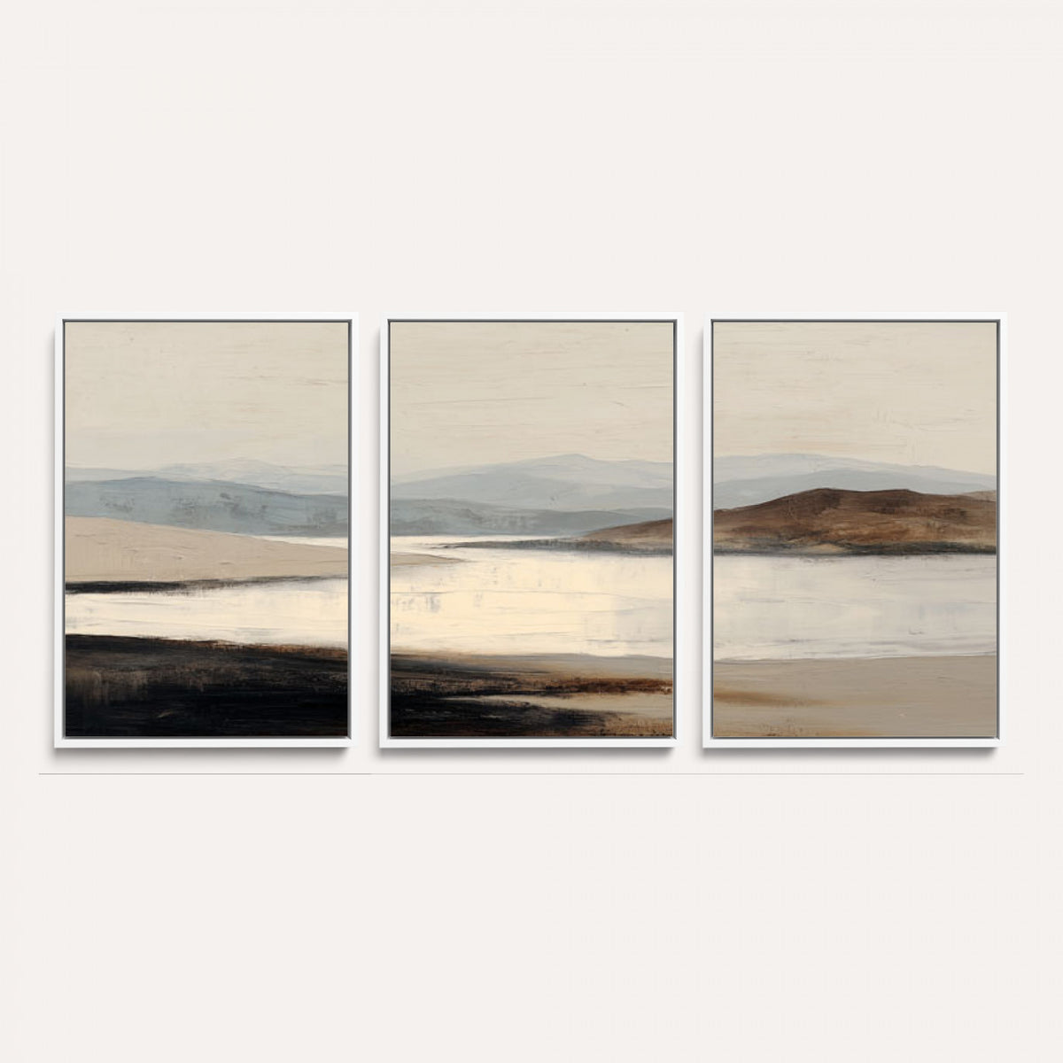 36873679-MGV-CV-36X24 - Modern Abstract Landscape Canvas Wall Art, Minimalist Nature Printing