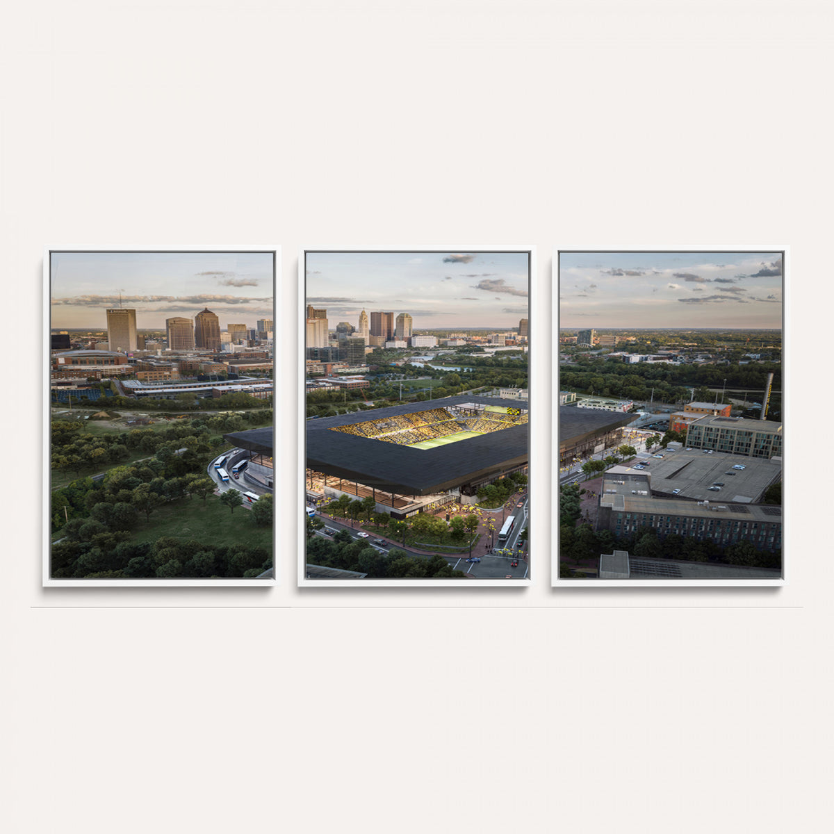90971-MGV-CV-36X24 - Columbus Crew Soccer Team Print - Columbus Crew Stadium Wall Art, Columbus Crew Soccer Wall Art