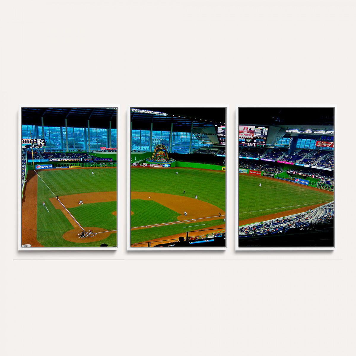 51207-MGV-CV-36X24 - Miami Marlins Baseball Team Print, Miami LoanDepot Park