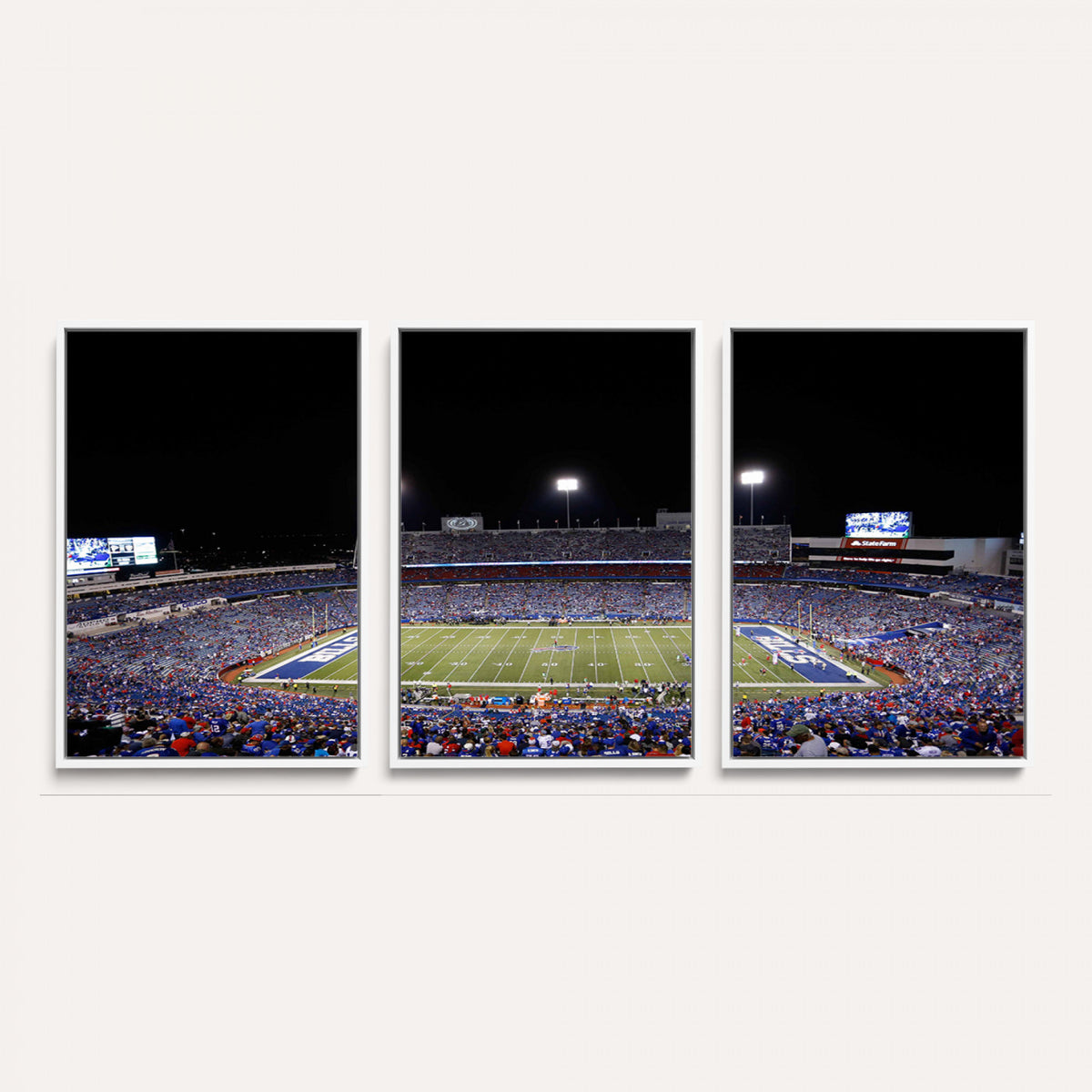59036-MGV-CV-36X24 - Buffalo Bills Wall Art, Buffalo Bills Stadium Canvas Print for Sports Decor