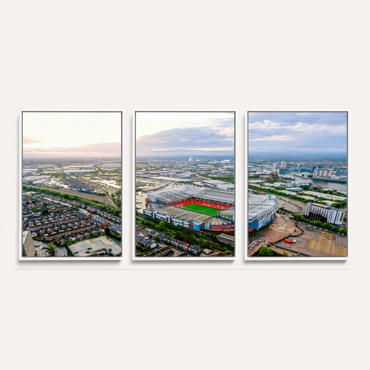 85657-MGV-CV-36X24 - Old Trafford Manchester United Stadium Wall Art Canvas Print