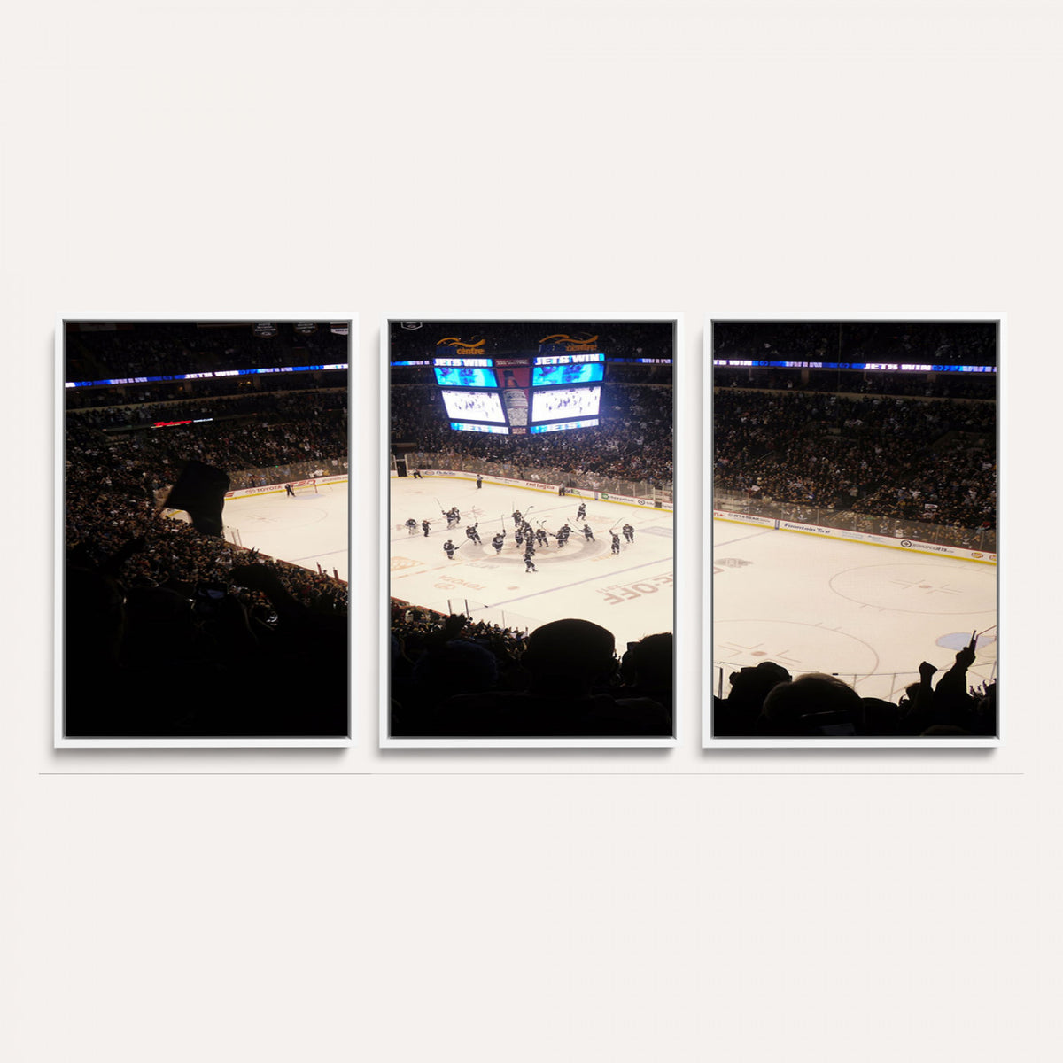 22497-MGV-CV-36X24 - Canada Life Centre Wall Art | Winnipeg Jets Hockey Team Print Canvas | Ready to Hang | Winnipeg Wall