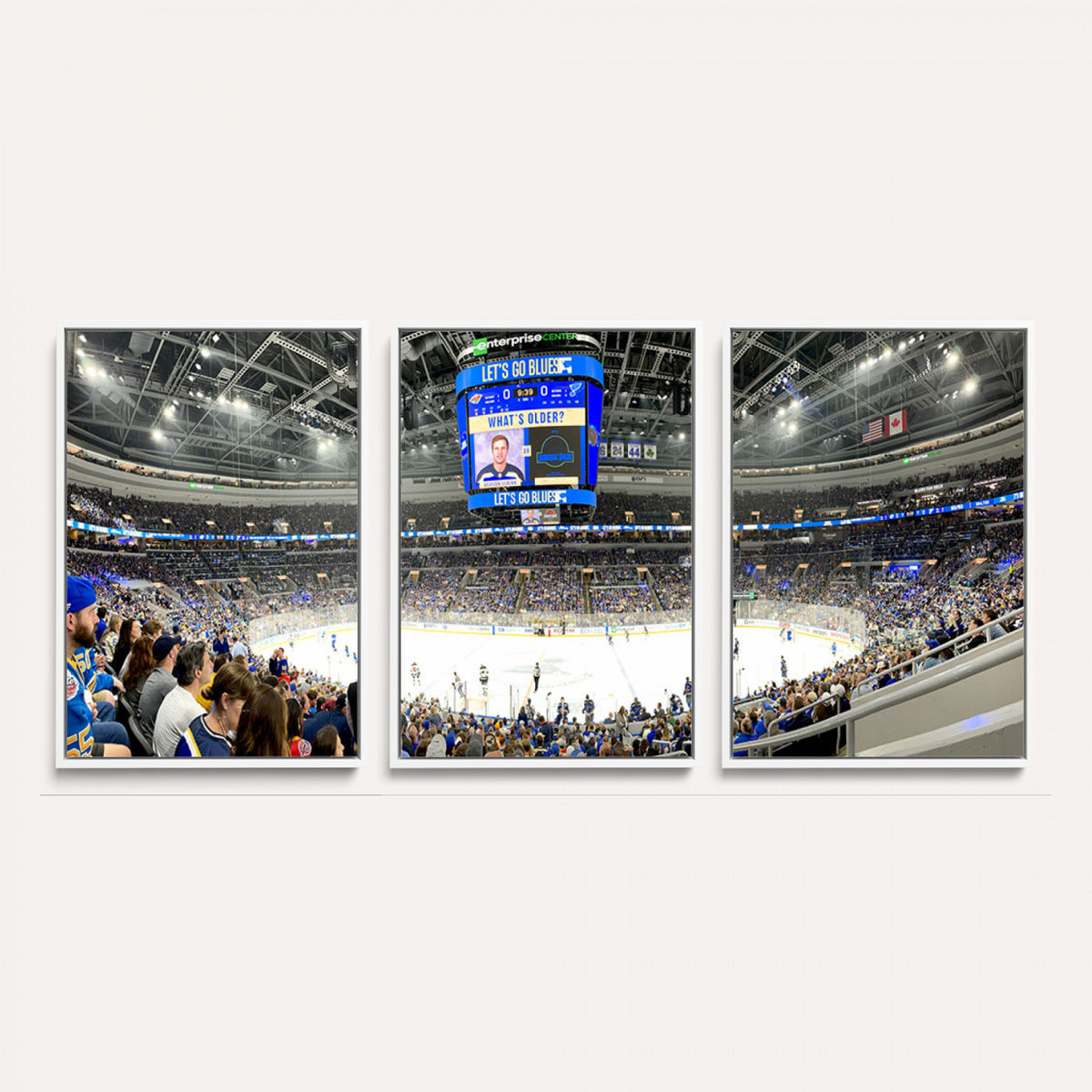 55708-MGV-CV-36X24 - Enterprise Center, Missouri St. Louis Blues Ice Hockey