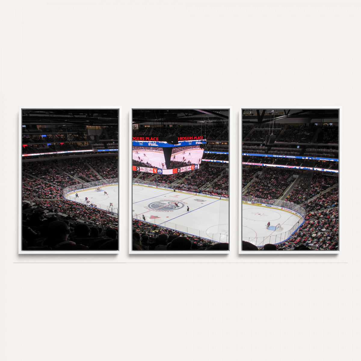 71180-MGV-CV-36X24 - Rogers Place Edmonton Oilers Ice Hockey Stadium Wall Art
