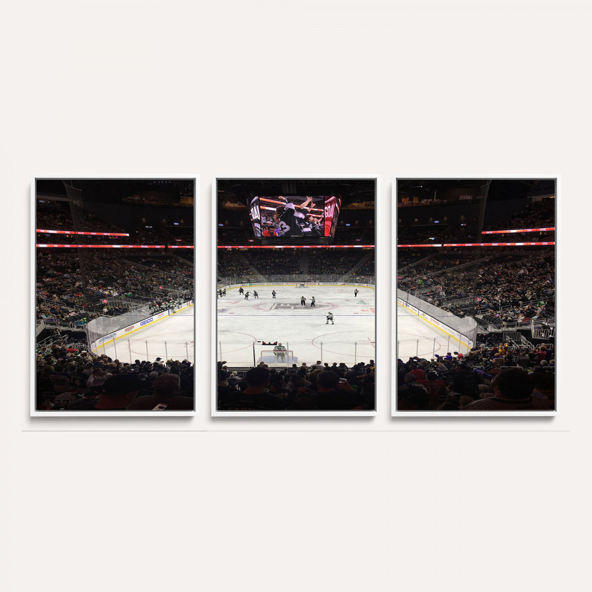 14802-MGV-CV-36X24 - T Mobile Arena Paradise Nevada Vegas Golden Knights Ice Hockey Stadium