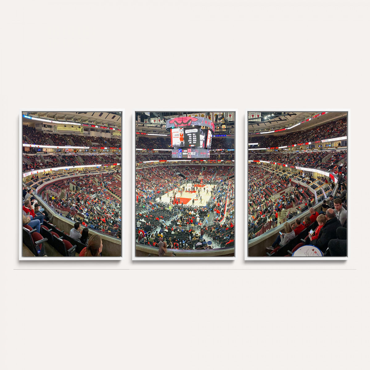 43481-MGV-CV-36X24 - United Center Chicago Bulls Stadium Wall Art Canvas Print