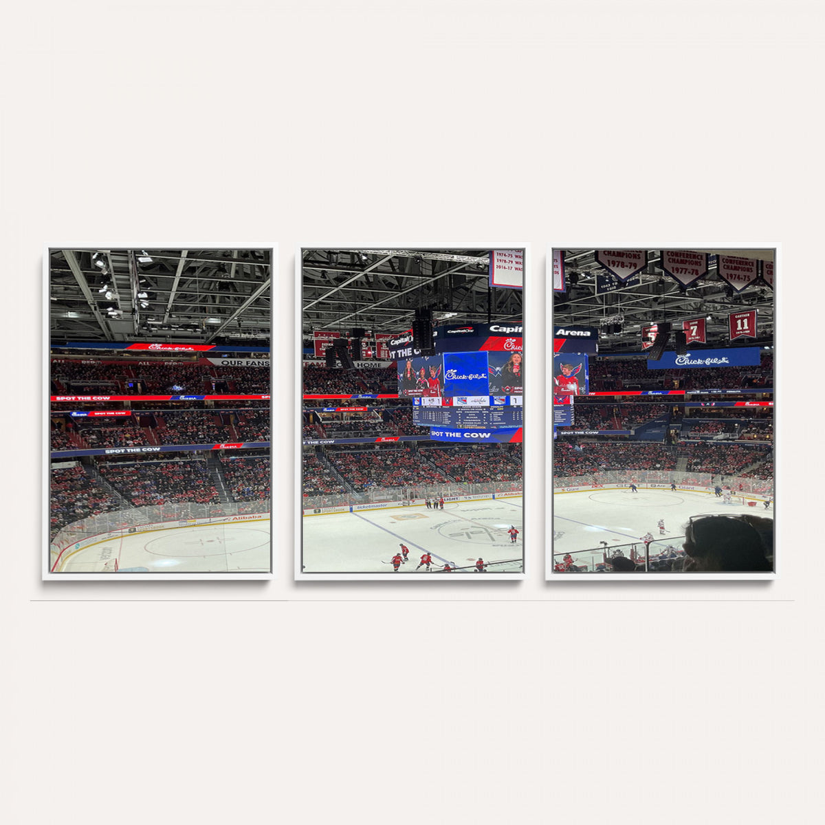71287-MGV-CV-36X24 - Washington Capitals New York Rangers Ice Hockey Game Stadium