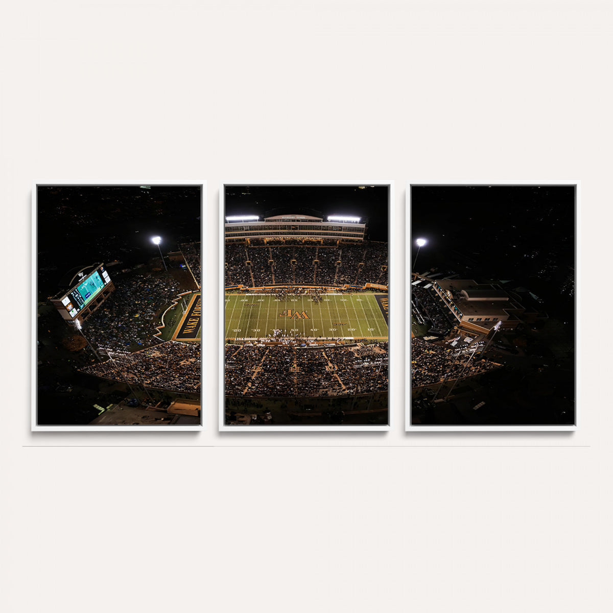 20605-MGV-CV-36X24 - Wake Forest University Demon Deacons Canvas Print, Football Team Wall Art