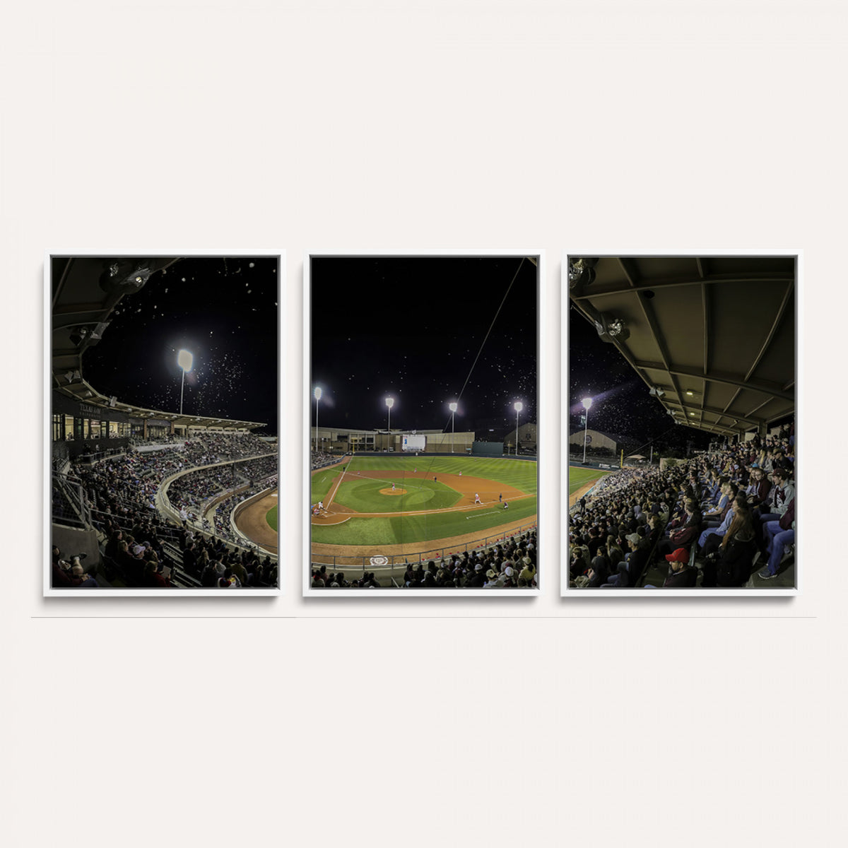 10262-MGV-CV-36X24 - Olsen Field at Blue Bell Park - Texas A&M Aggies Baseball Stadium Wall Art Canvas Print