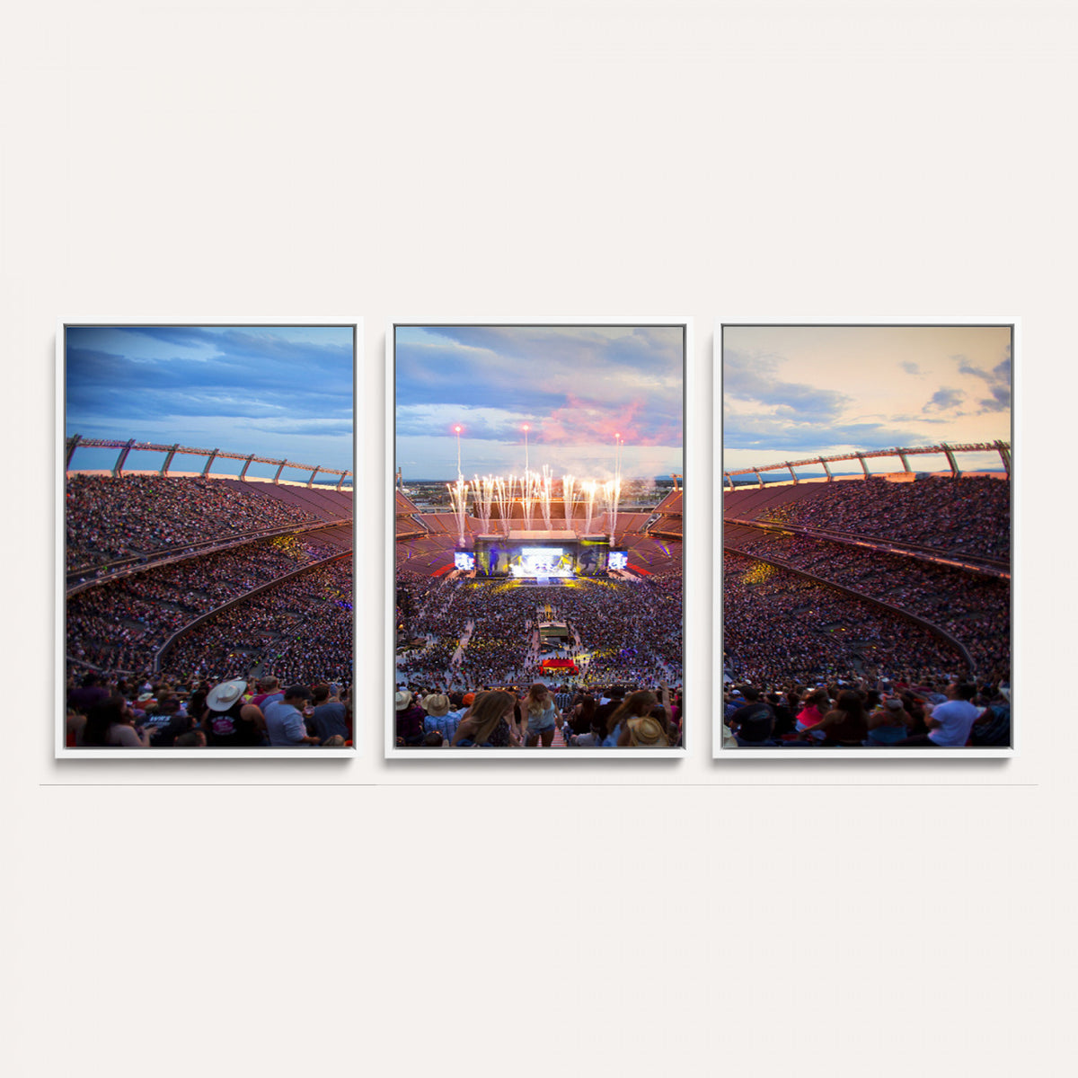 24689-MGV-CV-36X24 - Denver Broncos Football Team Print Canvas, Empower Field