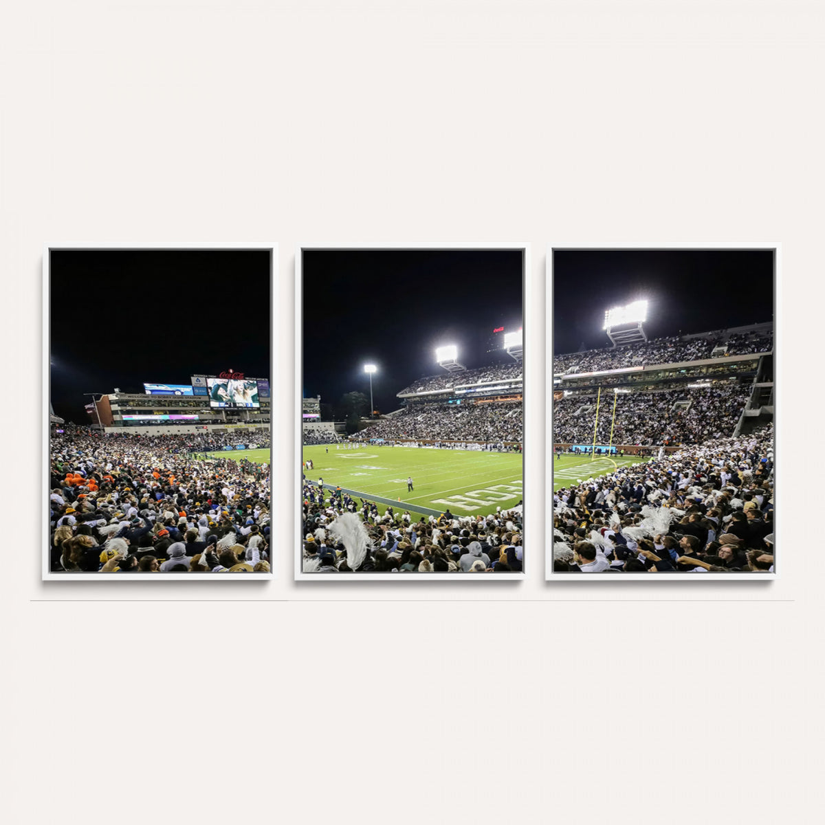 49339-MGV-CV-36X24 - Georgia Tech Yellow Jackets Football Team Print, Atlanta