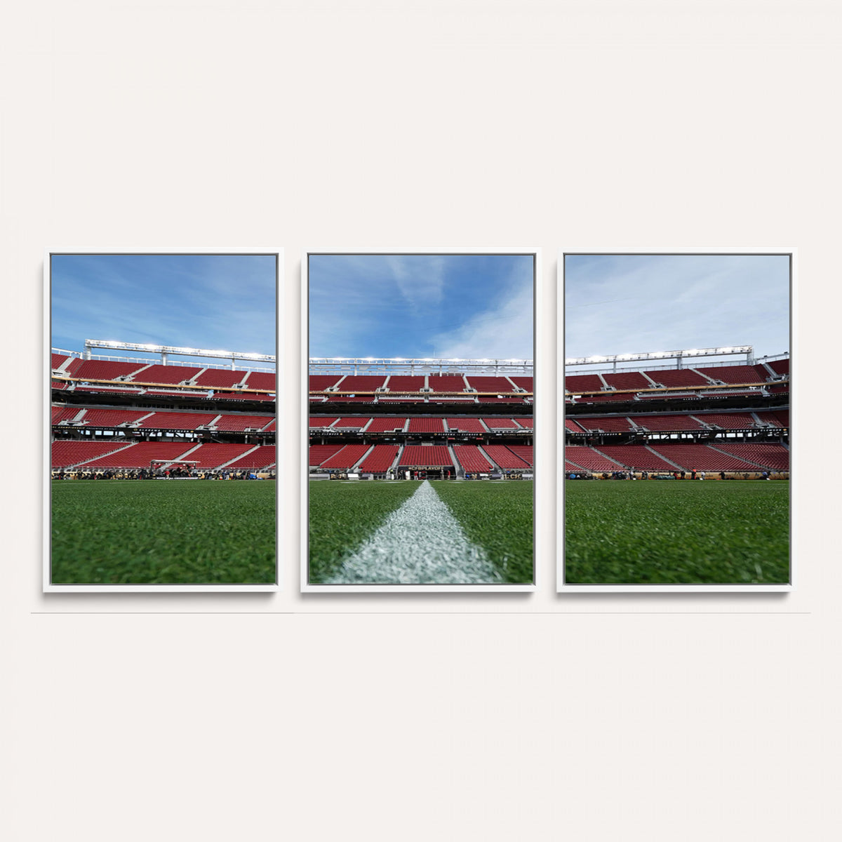 83238-PAN-FL-20X10 - University of Tulsa Golden Hurricane Football Team Print - Tulsa H.A. Chapman Stadium Wall Art