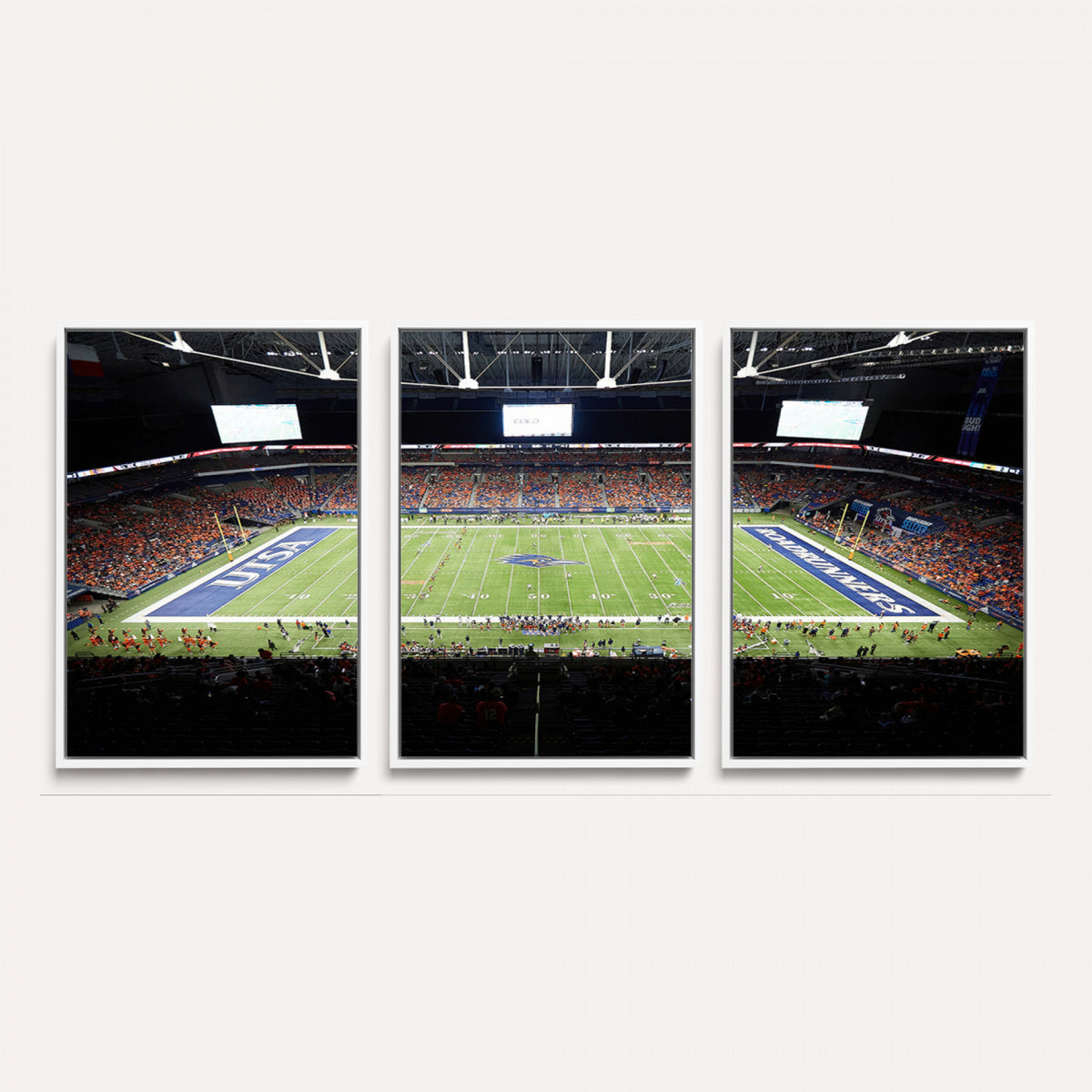 98617-MGV-CV-36X24 - The University of Texas at San Antonio Roadrunners Football Team Print, San Antonio Alamodome