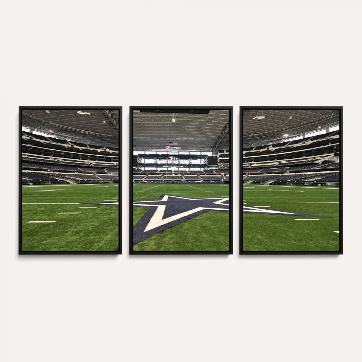 14834-MGV-CV-36X24 - Dallas Cowboys Football Team Print - Arlington AT&T Stadium