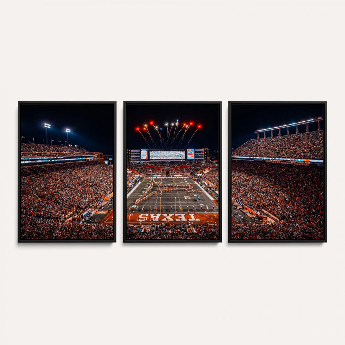 58778-PAN-FL-20X10 - Darrell K Royal Memorial Stadium | Texas Longhorns | Print Decor Wall Art Design for Home & Office Decoration