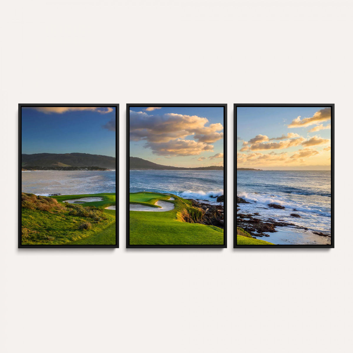50107048-MGV-CV-36X24 - Pebble Beach Golf Links Wall Art Canvas Print