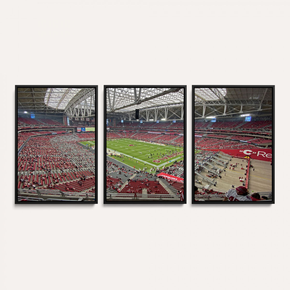30579717-MGV-CV-36X24 - State Farm Stadium Canvas Wall Art, Arizona Cardinals Football Stadium Print, Glendale NFL Arena Panorama Artwork