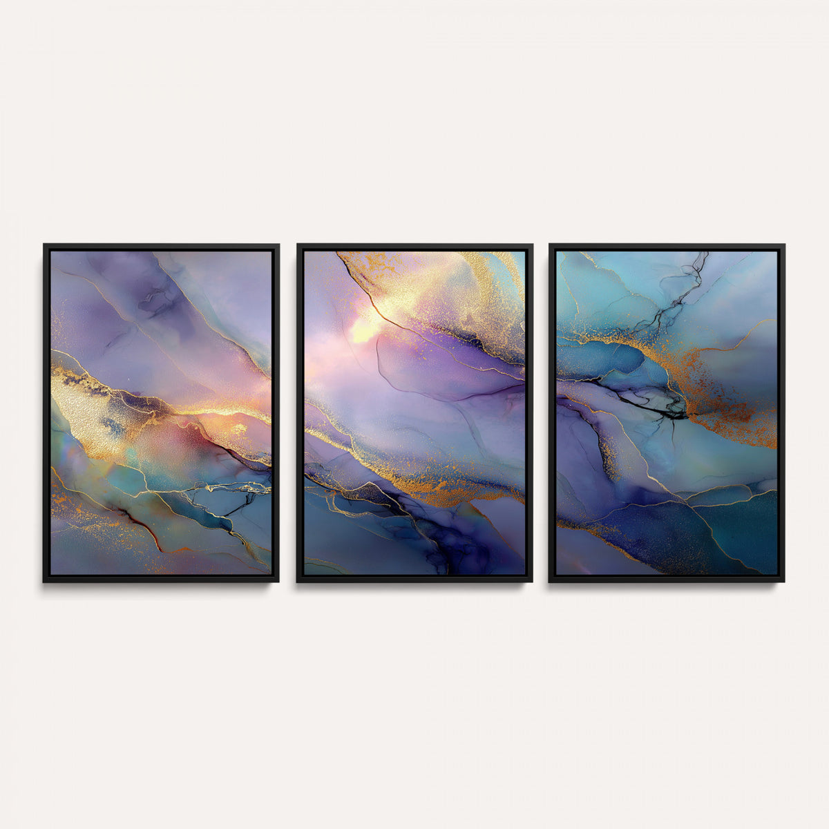 50939878-MGV-CV-36X24 - Colorful Abstract Canvas Wall Art Print, Vibrant Popup Color Art Print