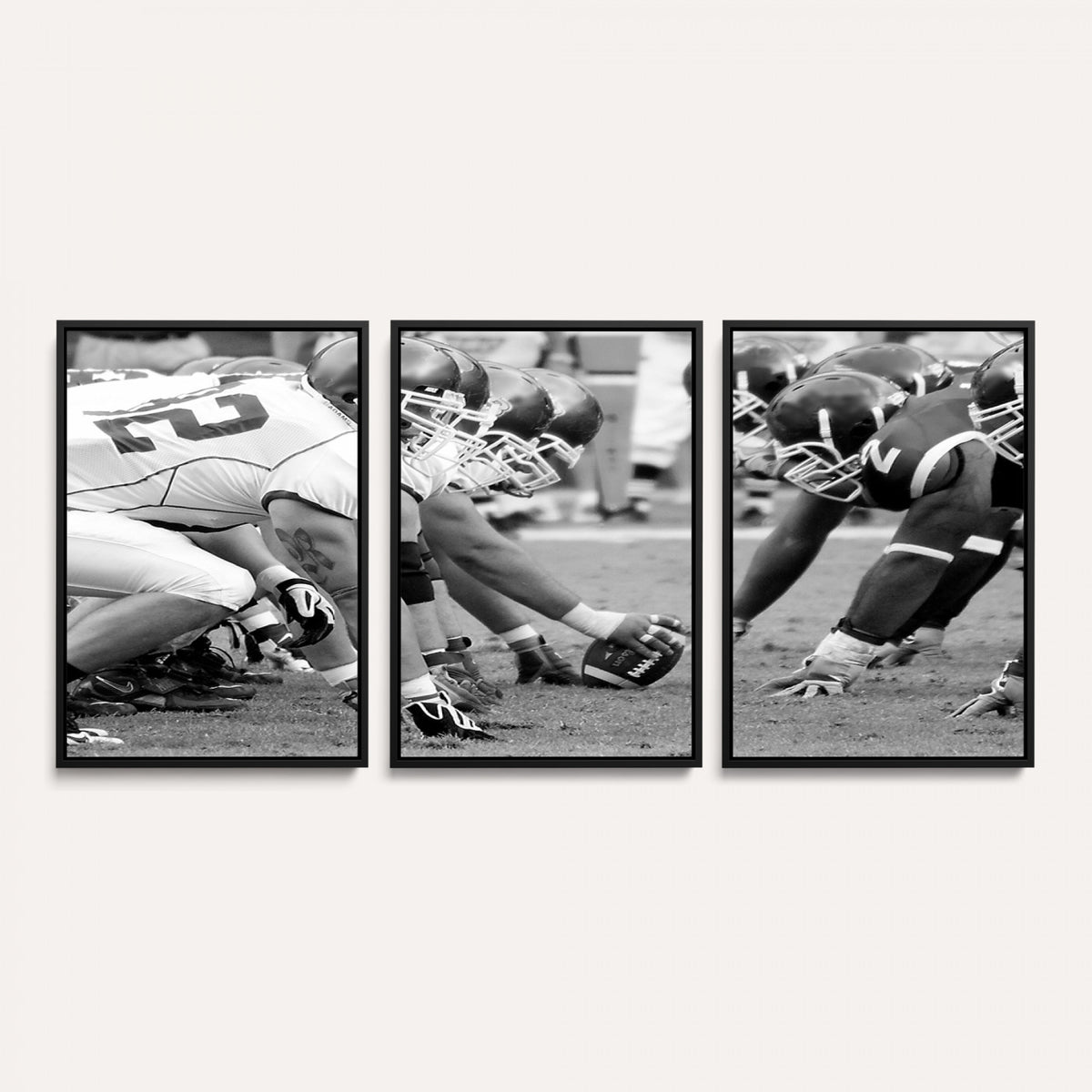 97432-MGV-CV-36X24 - American Football Player Wall Art Canvas Print