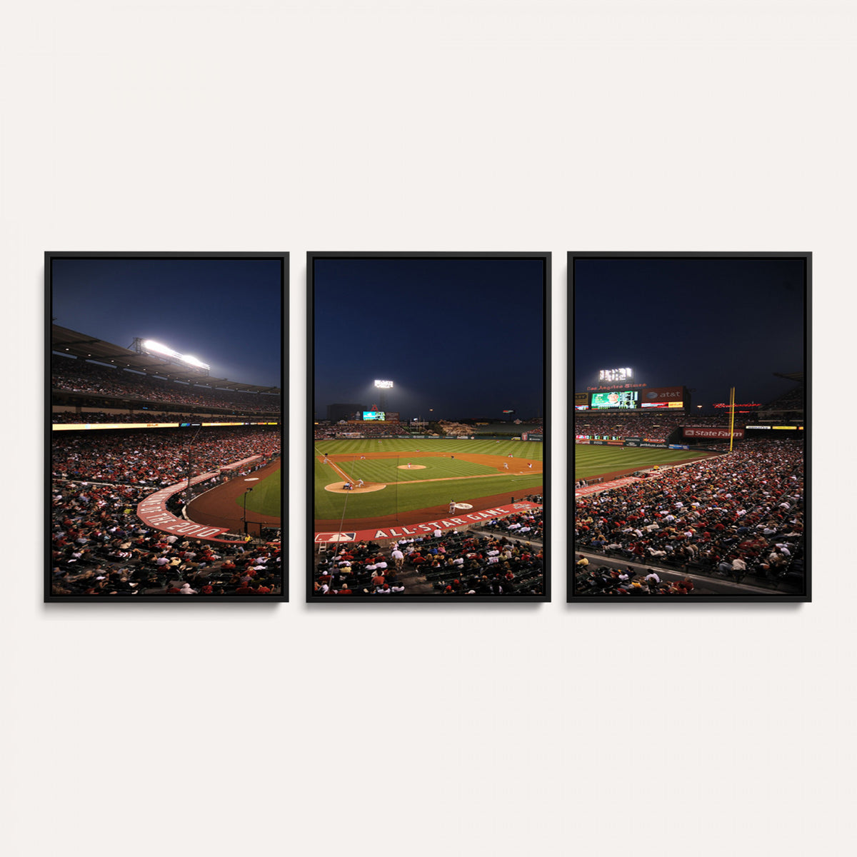 88896-MGV-CV-36X24 - Los Angeles Angels Baseball Team Print, Anaheim Angel Stadium Wall Art