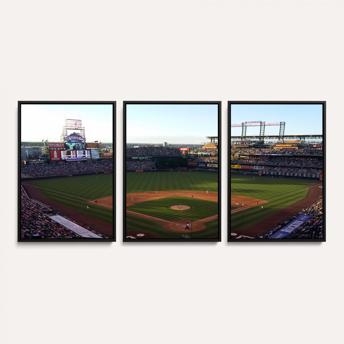 21638-MGV-CV-36X24 - Colorado Rockies Coors Field Wall Art Canvas Print, MLB Baseball Stadium