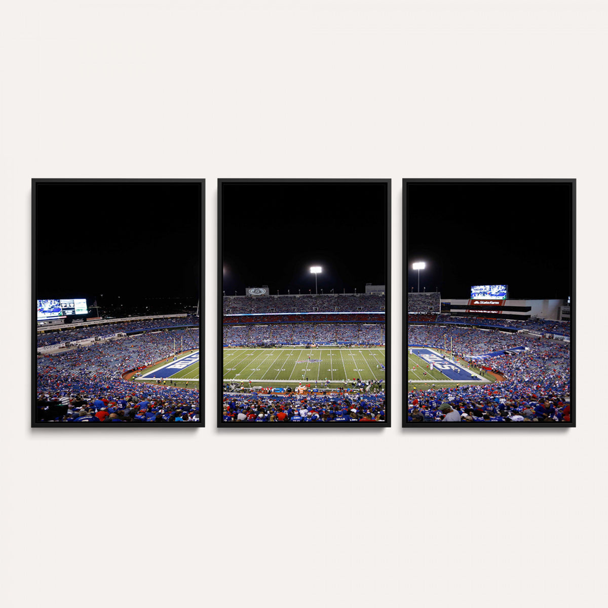 59036-MGV-CV-36X24 - Buffalo Bills Wall Art, Buffalo Bills Stadium Canvas Print for Sports Decor