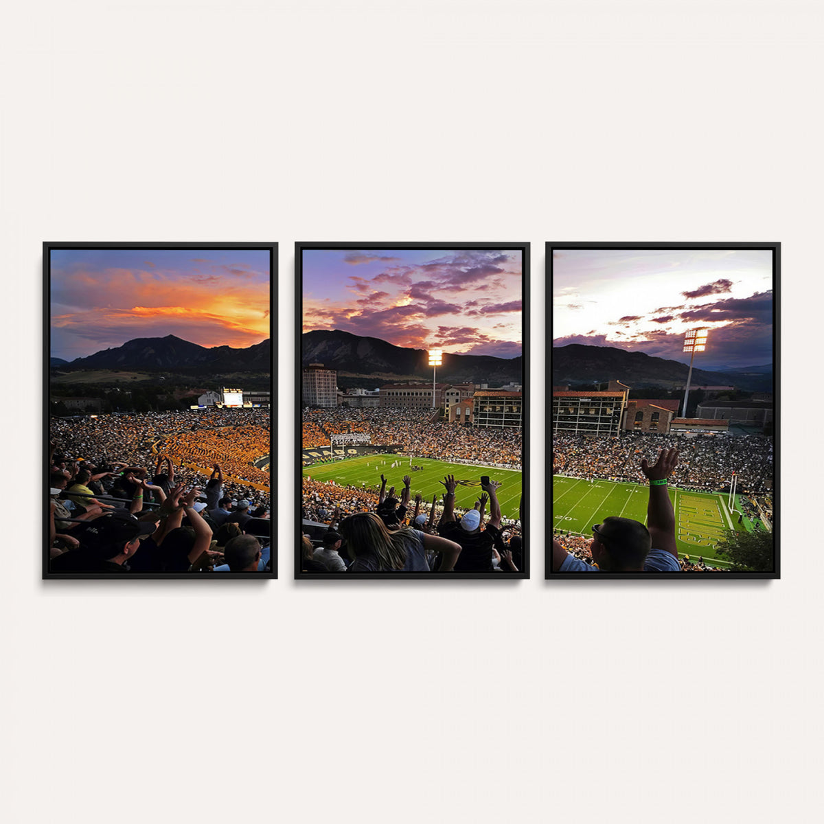 52579-MGV-CV-36X24 - Folsom Field, University of Colorado Buffaloes Football, Framed and Ready to Hang