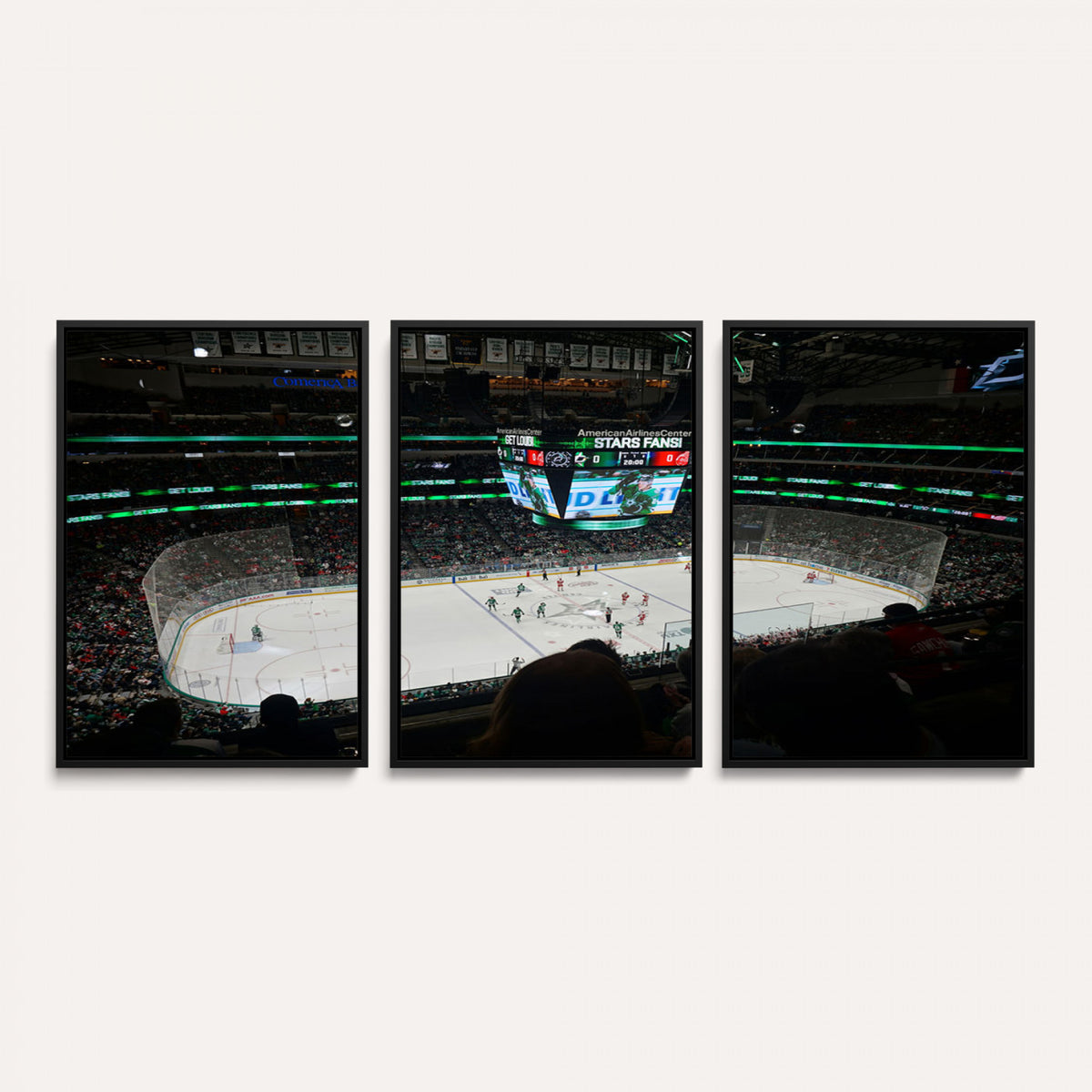 13876-MGV-CV-36X24 - American Airlines Center Dallas Stars Wall Art Canvas Print