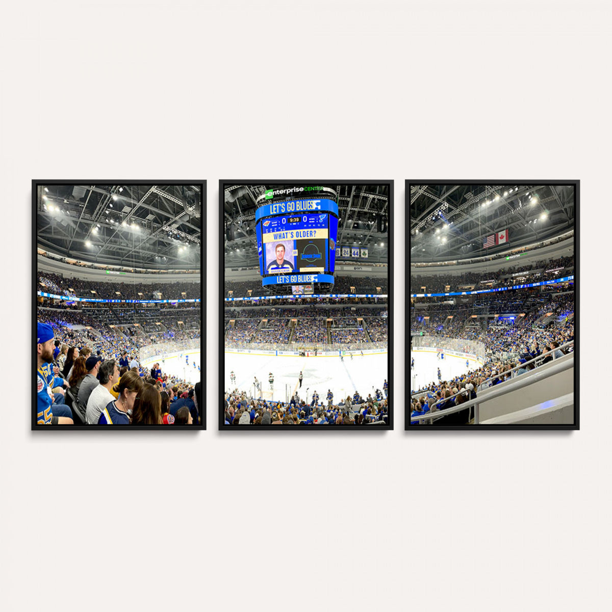 55708-MGV-CV-36X24 - Enterprise Center, Missouri St. Louis Blues Ice Hockey