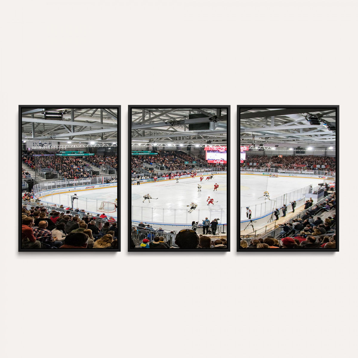 79352-MGV-CV-36X24 - Lausanne Arena Ice Hockey Stadium Wall Art Canvas Print