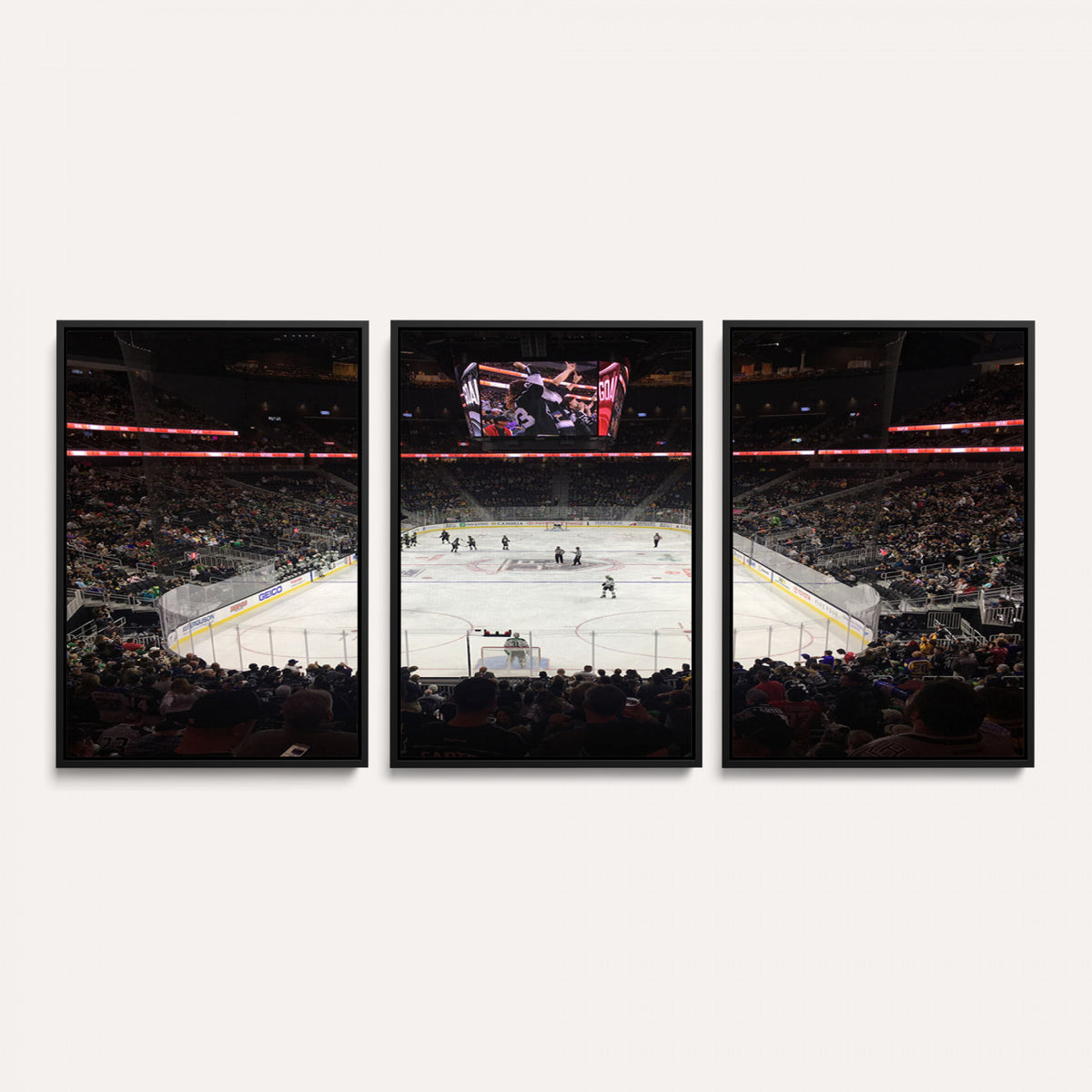 14802-MGV-CV-36X24 - T Mobile Arena Paradise Nevada Vegas Golden Knights Ice Hockey Stadium
