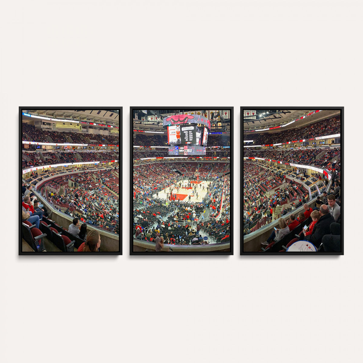 43481-MGV-CV-36X24 - United Center Chicago Bulls Stadium Wall Art Canvas Print
