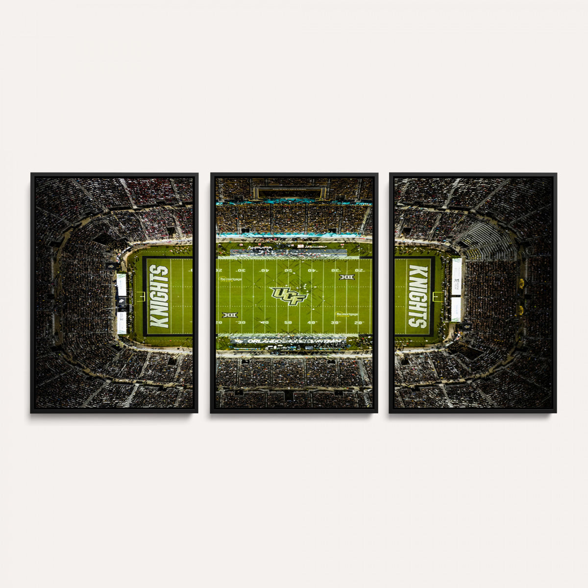 58050-MGV-CV-36X24 - UCF Knights Football Team Print - Orlando FBC Mortgage Stadium Wall Art, UCF Knights Canvas Print