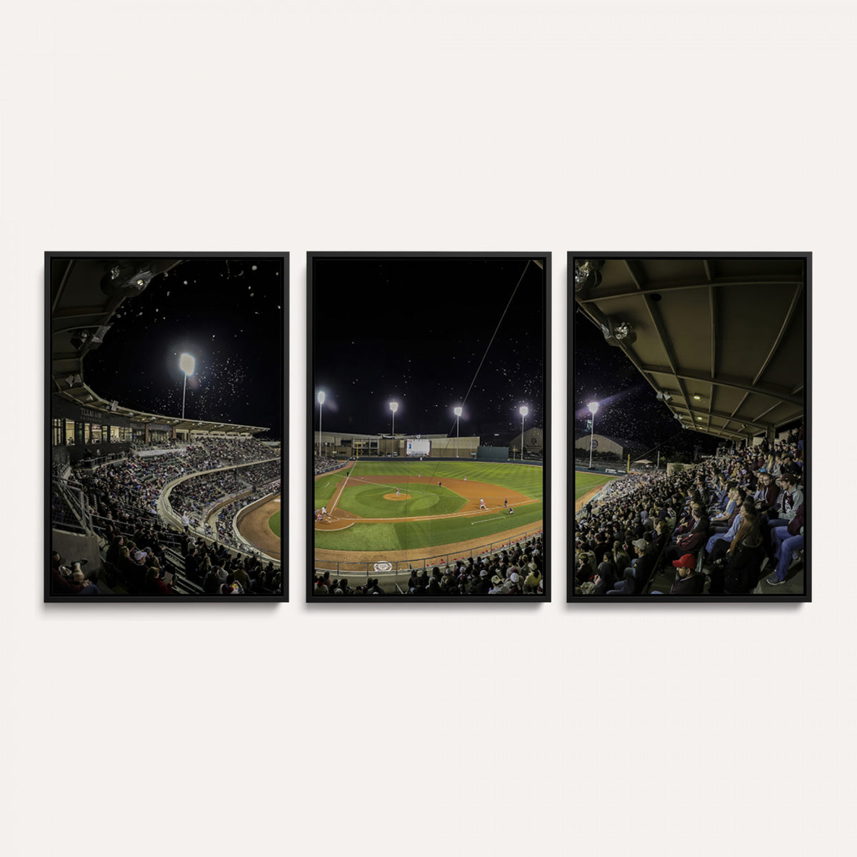 10262-MGV-CV-36X24 - Olsen Field at Blue Bell Park - Texas A&M Aggies Baseball Stadium Wall Art Canvas Print