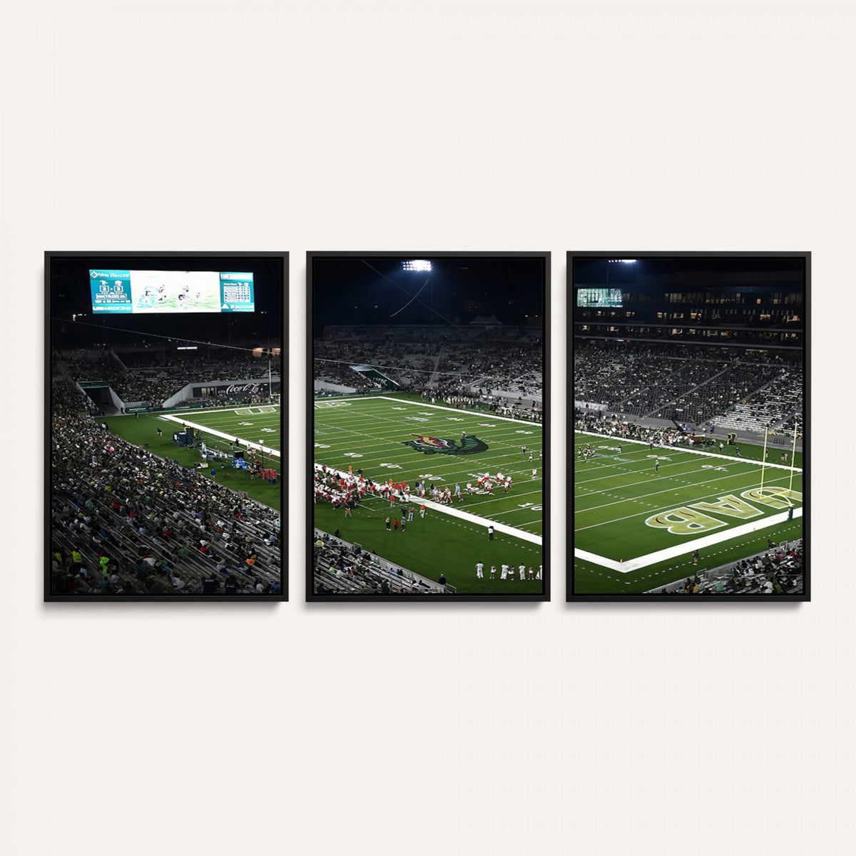 81740-MGV-CV-36X24 - UAB Blazers Football Team Print - Birmingham Protective Stadium Wall Art Canvas Print