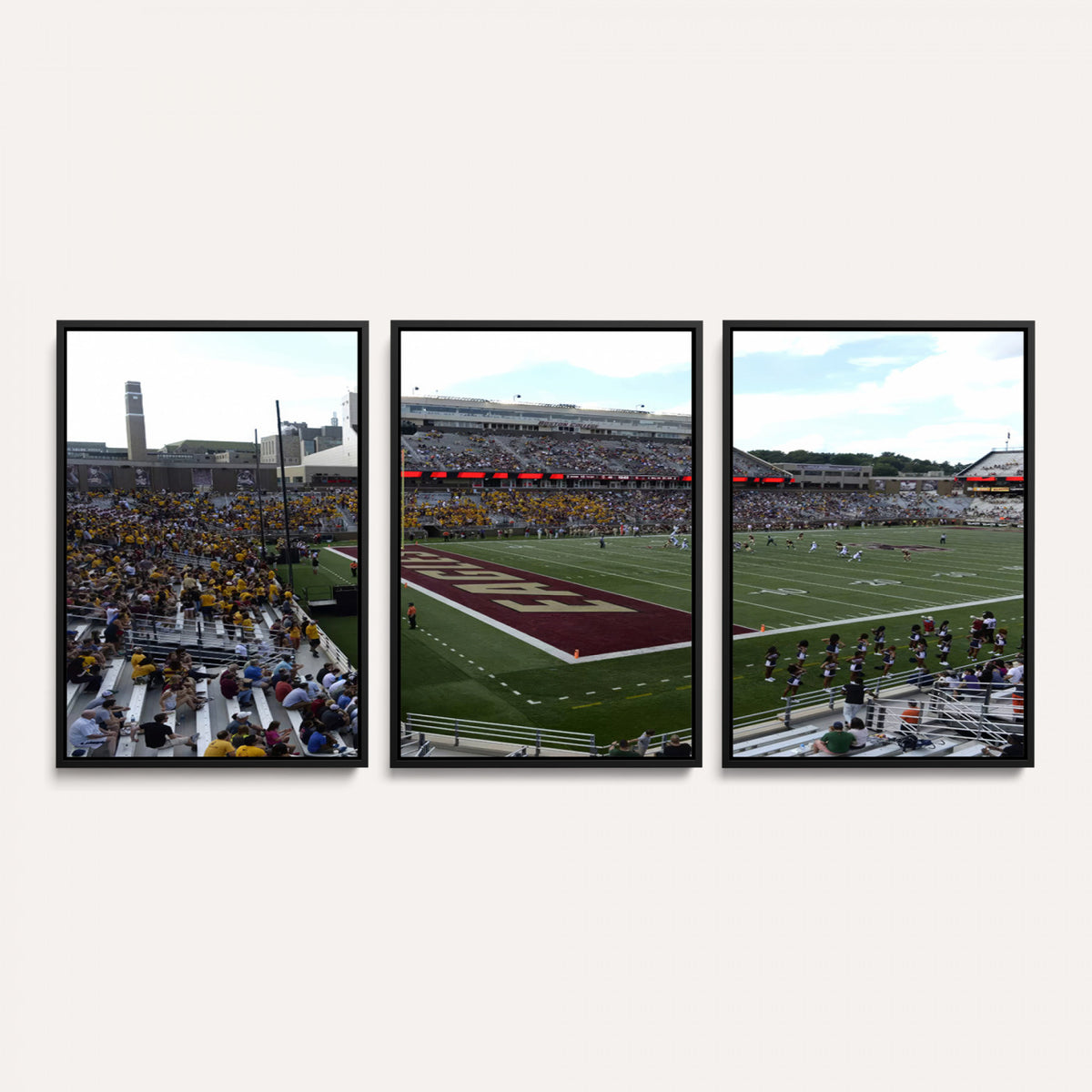 61503-MGV-CV-36X24 - Boston College Eagles Football Team Print - Boston Alumni Stadium Wall Art Canvas Print