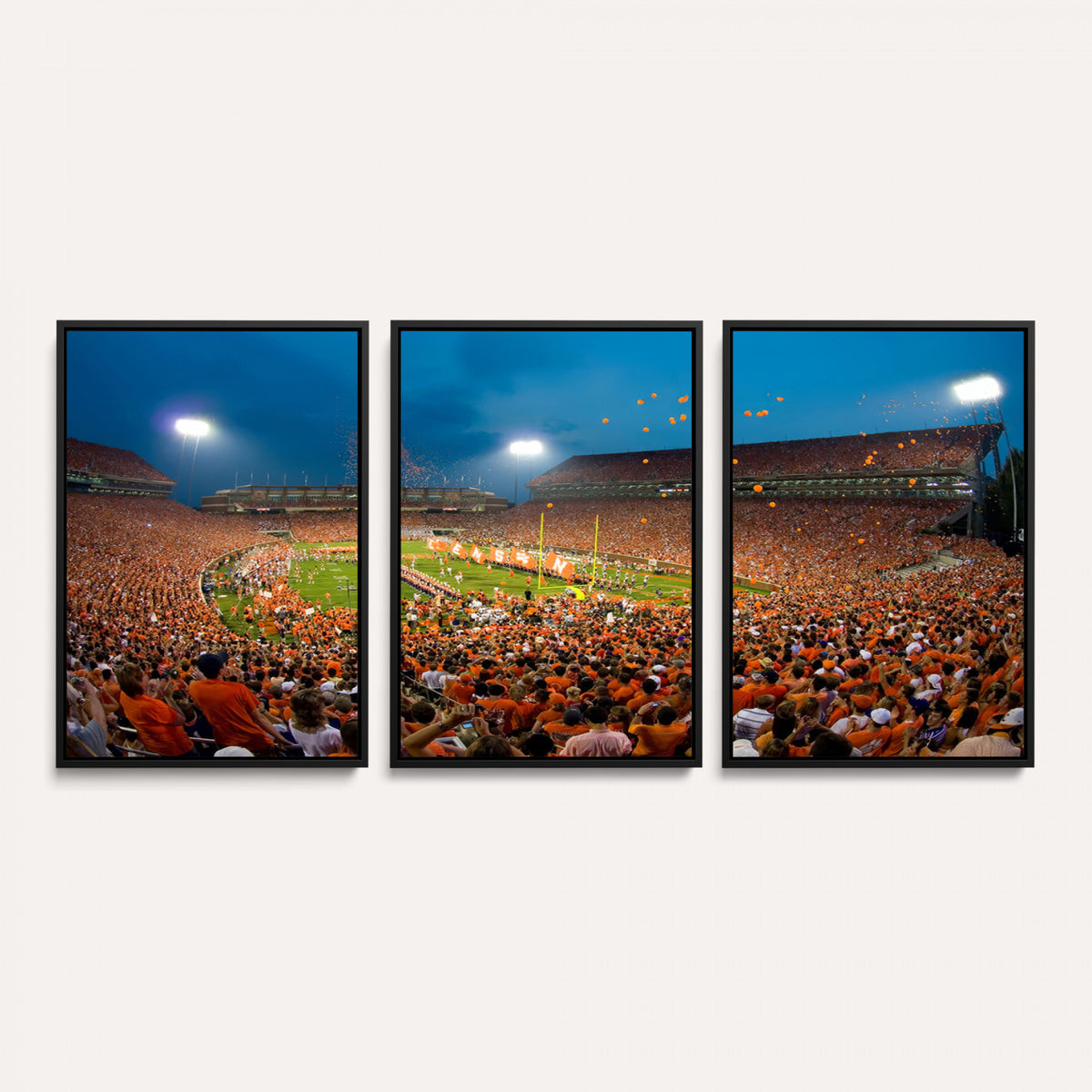 26196-MGV-CV-36X24 - Clemson University Tigers Football Team Print, Clemson