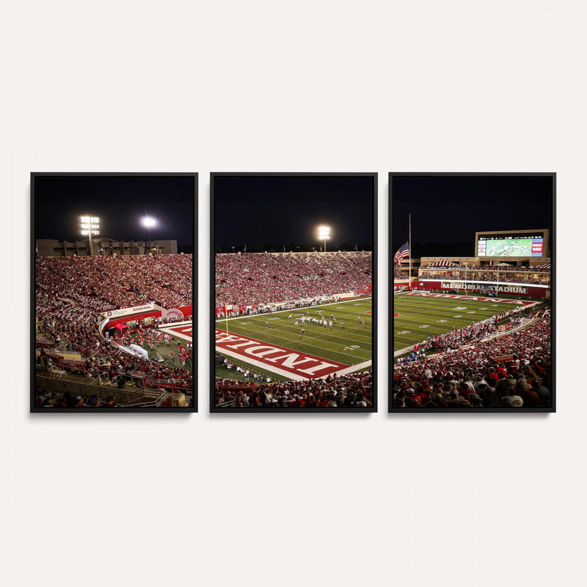82748-MGV-CV-36X24 - Indiana University Hoosiers Football Team Print Canvas
