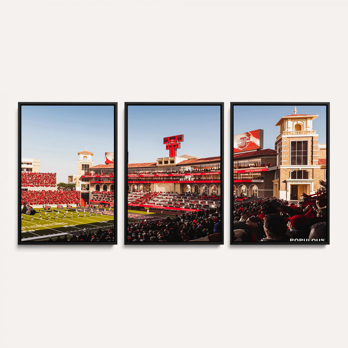 89744-MGV-CV-36X24 - Jones AT&T Stadium Texas Tech Red Raiders Wall Art