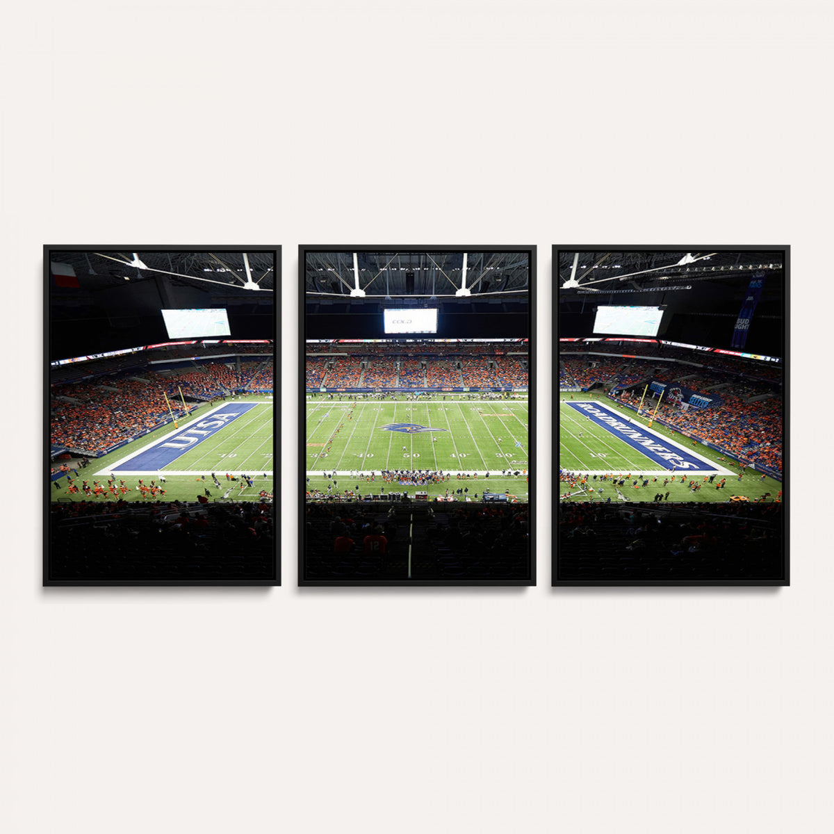 98617-MGV-CV-36X24 - The University of Texas at San Antonio Roadrunners Football Team Print, San Antonio Alamodome