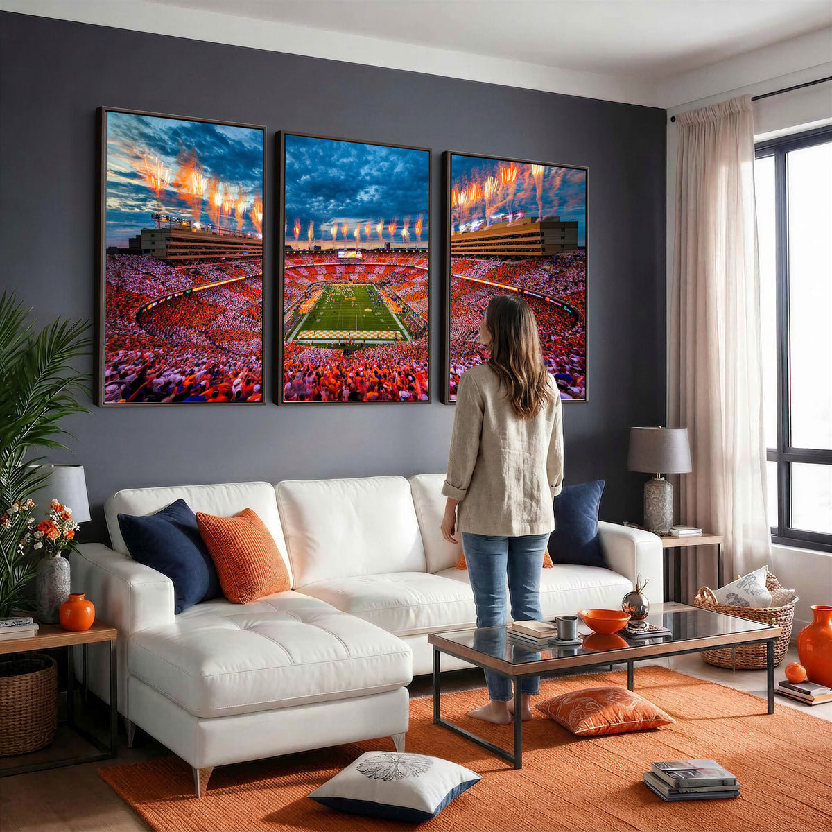 94266219-MGV-CV-36X24 - Tennessee Neyland Stadium Wall Art, Sports Arena Canvas