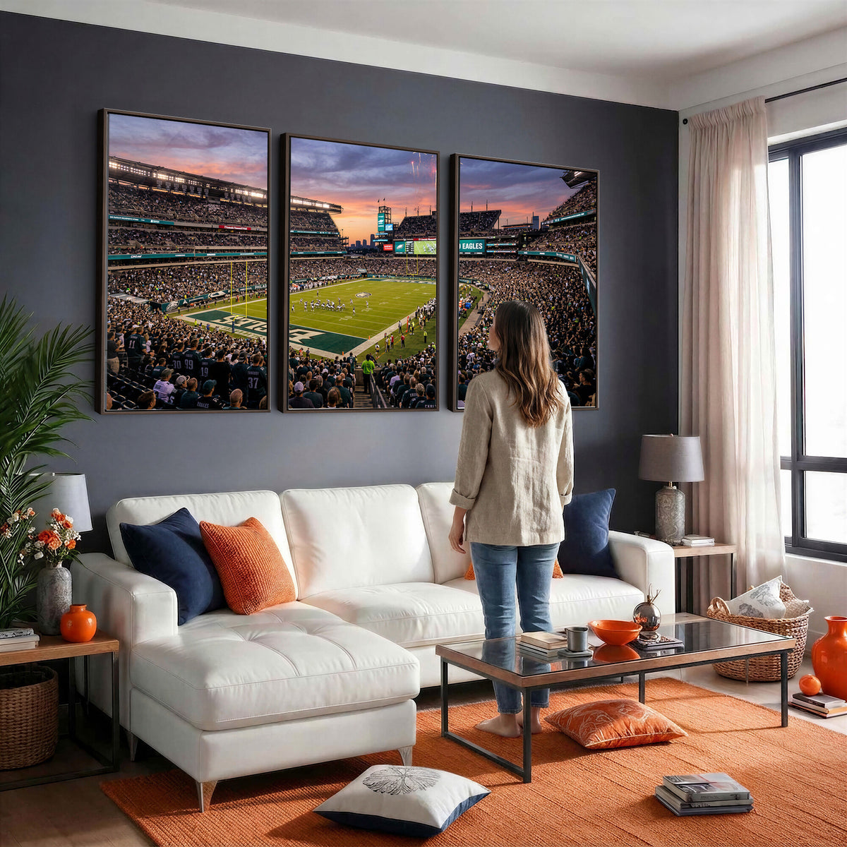 15549432-MGV-CV-36X24 - Stadium Wall Art Canvas Print