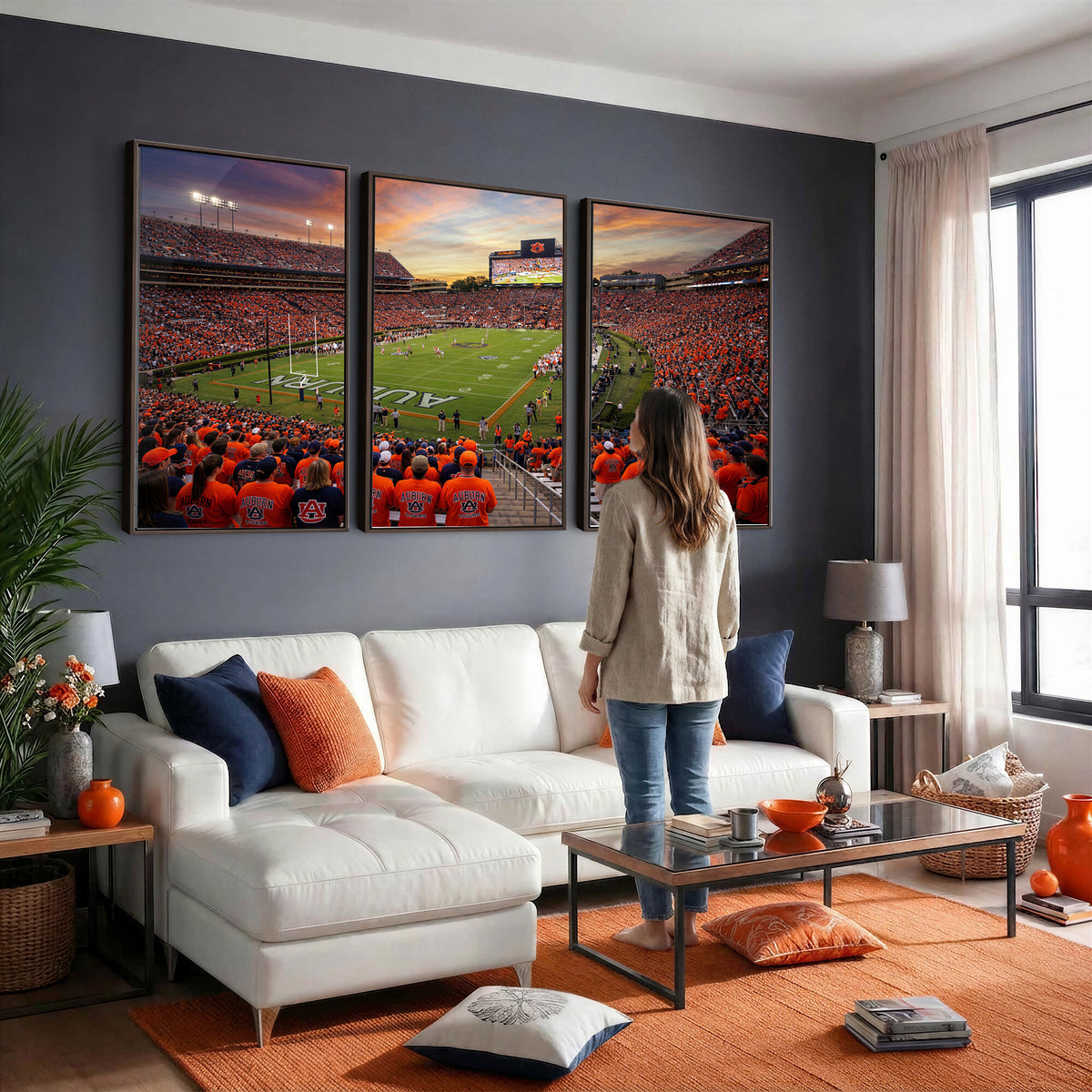 46347891-MGV-CV-36X24 - Stadium Wall Art Canvas Print