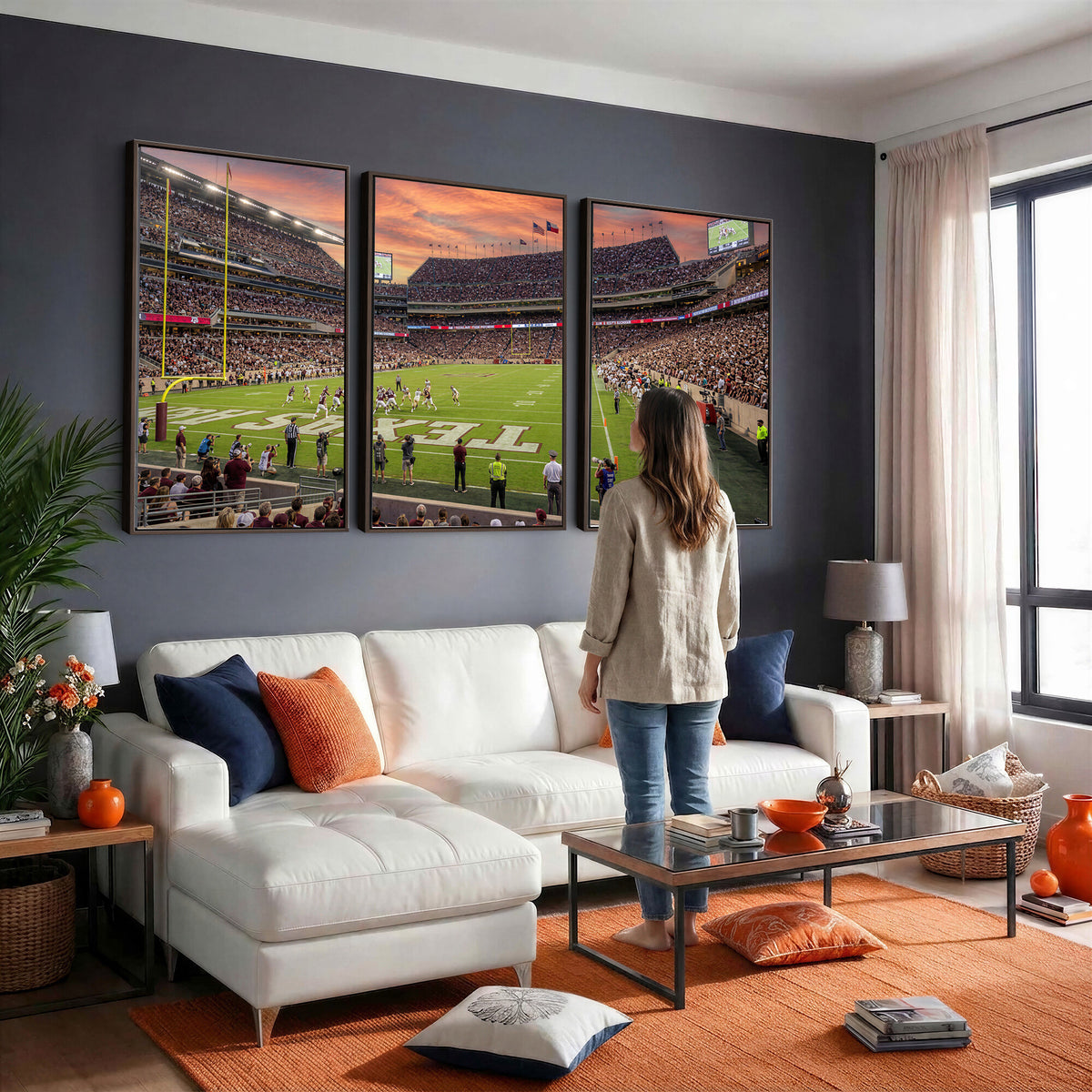 80055809-MGV-CV-36X24 - Stadium Wall Art Canvas Print