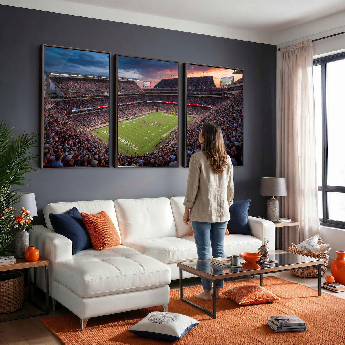55475837-MGV-CV-36X24 - Stadium Wall Art Canvas Print