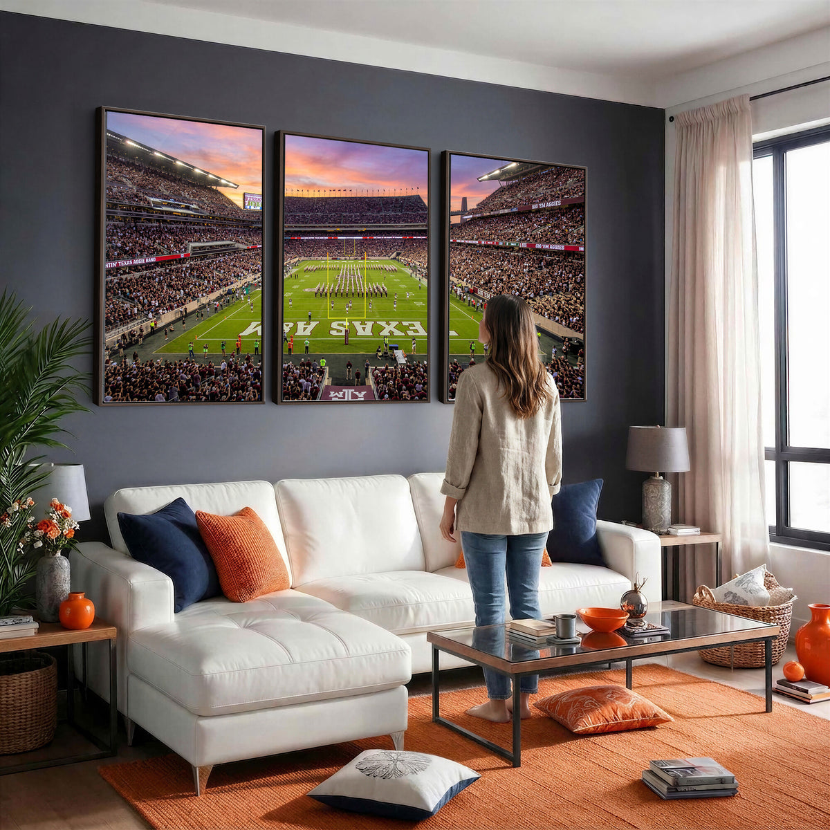 65952219-MGV-CV-36X24 - Stadium Wall Art Canvas Print