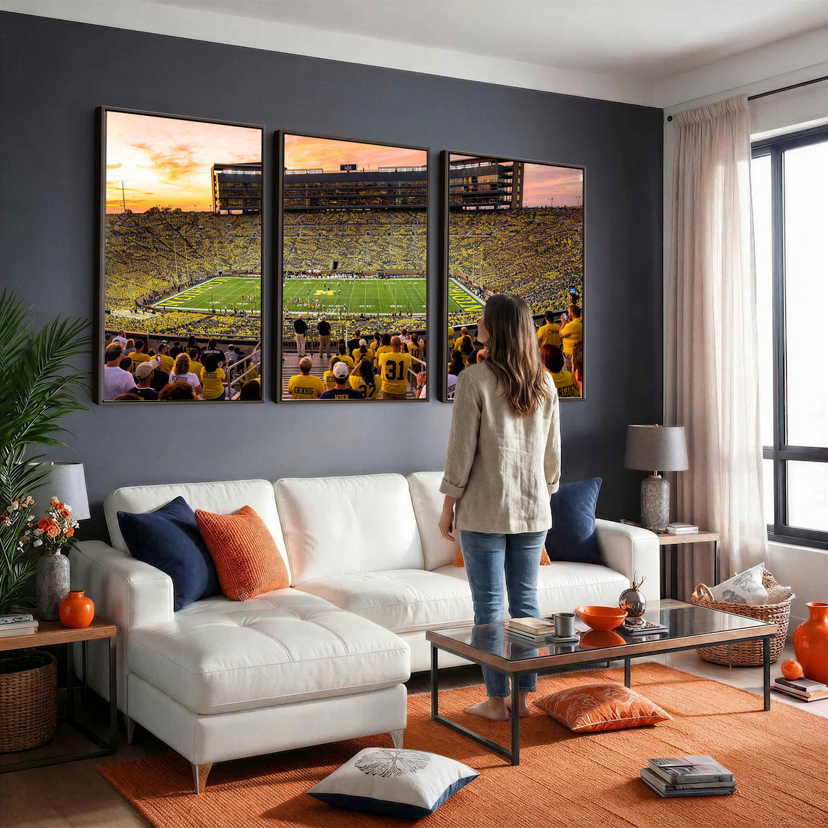 27265223-MGV-CV-36X24 - Stadium Wall Art Canvas Print