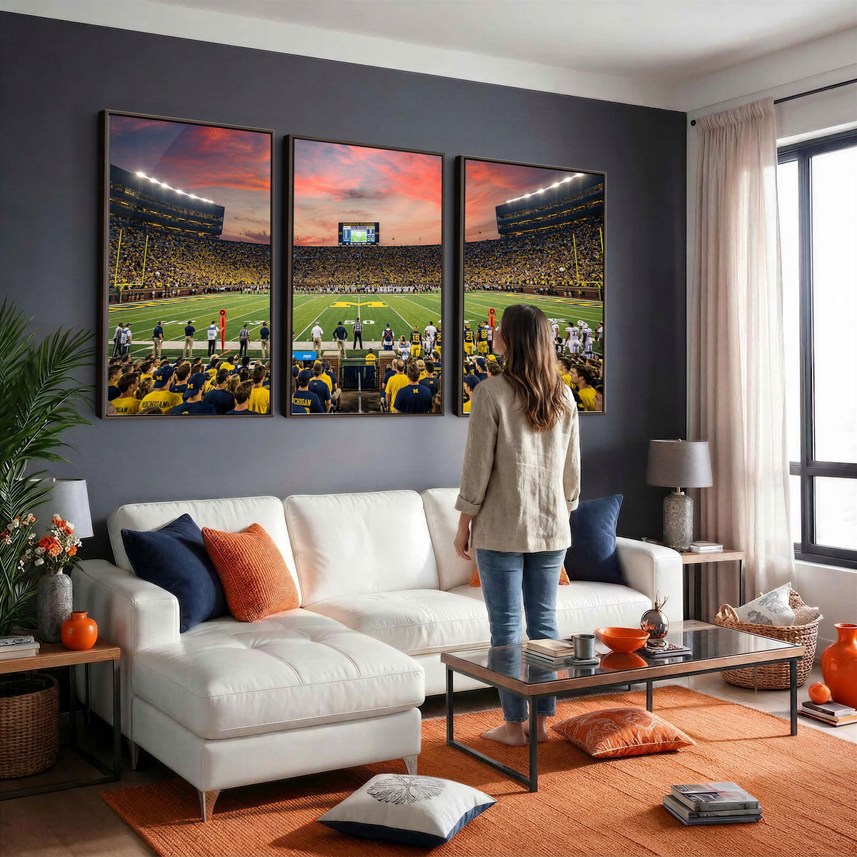47185949-MGV-CV-36X24 - Stadium Wall Art Canvas Print