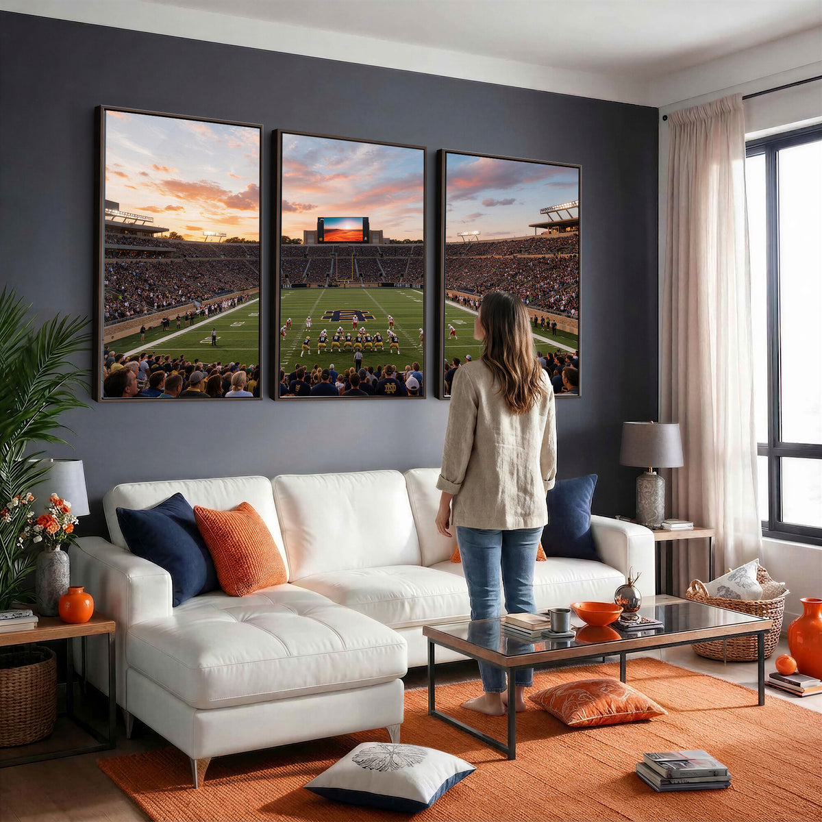 54464530-MGV-CV-36X24 - Stadium Wall Art Canvas Print